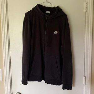 Black Nike Full Zip Hoodie